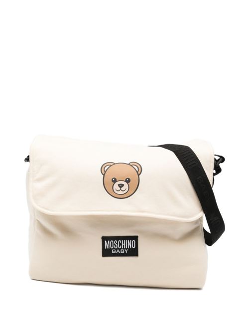 Borsa unisex Moschino Baby beige con logo MOSCHINO BABY | MUX05VLCA1920404